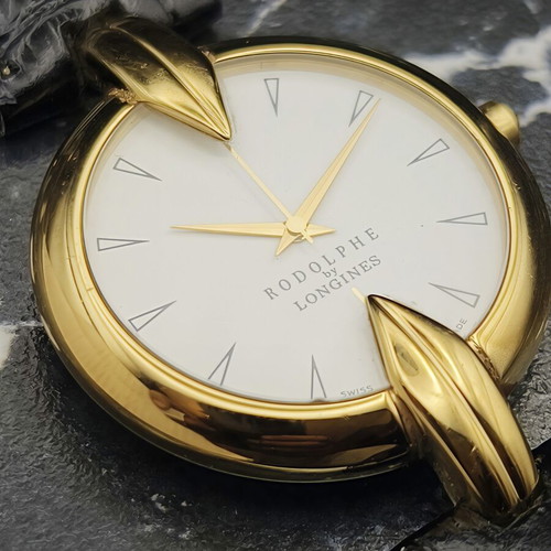 Rodolphe by Longines Swiss Quartz wristwatch, gold tone