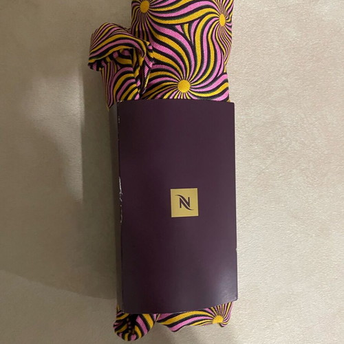 Nespresso tote bag new, multicolor purple
