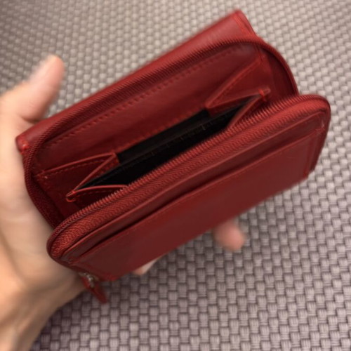 Leather wallet unused