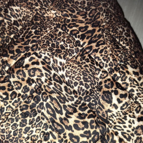 Animal Print Quilted Jacket One Size Like New