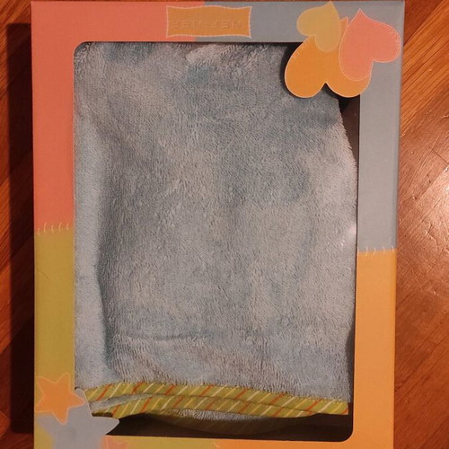 Nef-Nef bathrobe new, sky blue for 2-year-old child