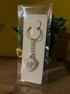 Harry Potter keychain new, gray and white