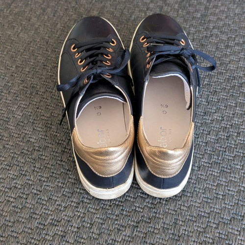 Gabor leather sneakers used, size 40, black