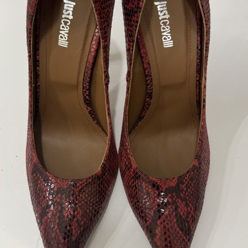 Just Cavalli red high heels new, size 38