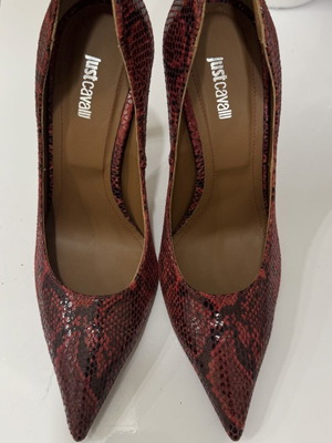 Just Cavalli red high heels new, size 38