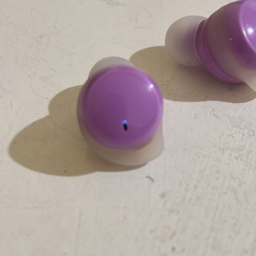 Music Sound Flow wireless earbuds like new, purple, without case