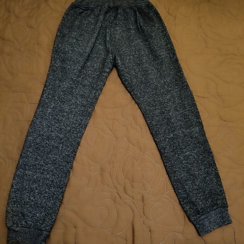 Unisex jumpsuit used, thick fabric, size L, black and gray