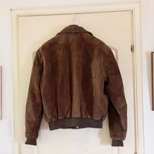 Diesel leather castor men's biker jacket like new, dark brown