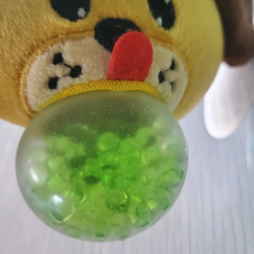 Squeeze Bubble Blowing Bubble Dog Plush Toy new