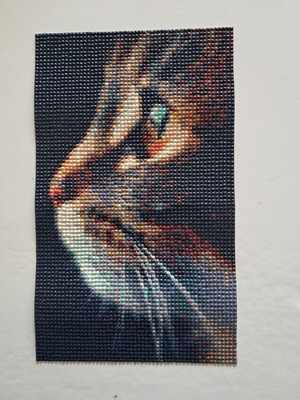 Diamond Art cat profile picture, 15x25cm