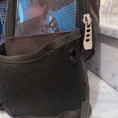 No Fear school bag used, wheeled with zippers