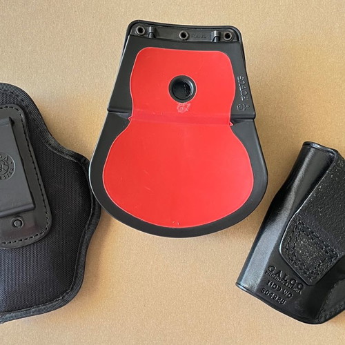 Walther PPS and Glock 26/27 pistol holsters used, set of 2