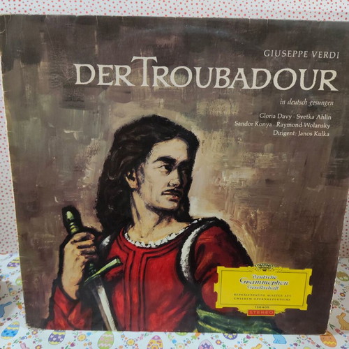 Giuseppe Verdi Der Troubadour classical record used, very good condition