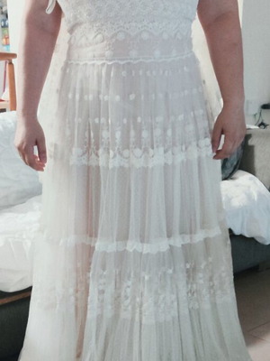 Wedding dress used, white, Konstantinos Melis
