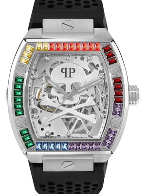 Philipp Plein The Skeleton Automatic watch new, 44mm
