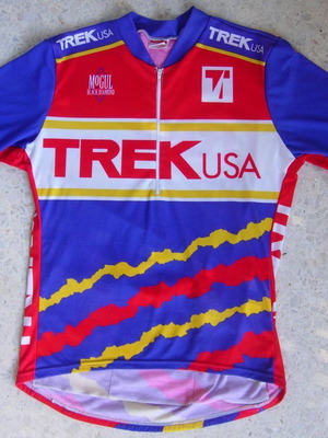 Trek USA Vintage Cycling Jersey Medium Used