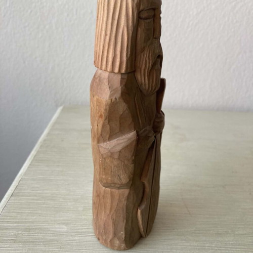 Wooden carved decorative figure