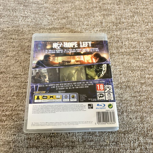 Resident Evil 6 PS3 game, Capcom