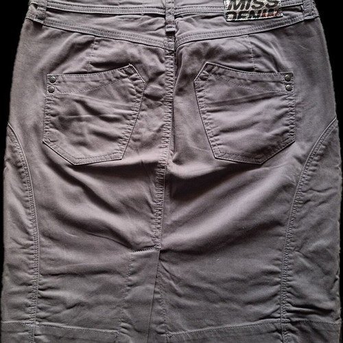 Miss Denim skirt used, gray, size S 36 8