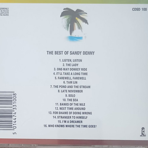 Sandy Denny The Best Of CD used, folk