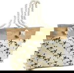 Ψάθινη Τσάντα Θαλάσσης Verde Καινούργια, Μπεζ