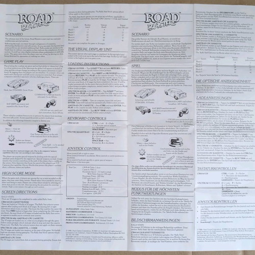 Road Blasters (US Gold) Amstrad cassette like new