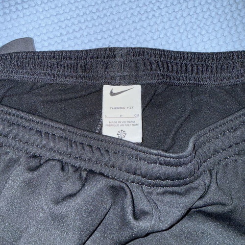 Nike Academy black sports pants used, Dri-FIT technology, size M