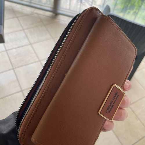 Wallet pouch brown new