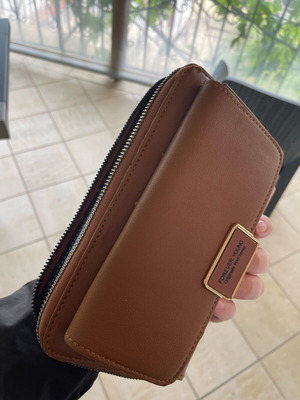 Wallet pouch brown new