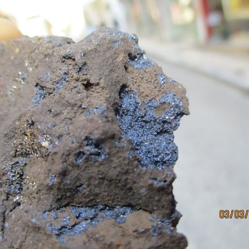 Chalcanthite and Hematite Mineral new, size 6 centimeters