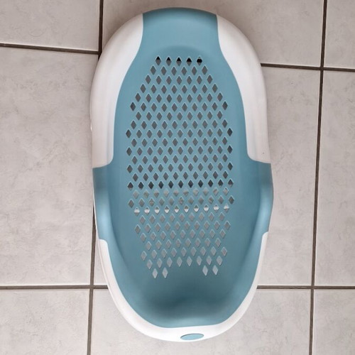 Baby bath support like new, blue