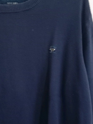 Diesel men's sweater L like new dark blue