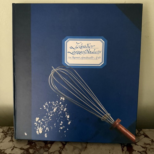 Tetradion Zacharoplastikis cookbook used by Virginia Anastasiadou-Levi
