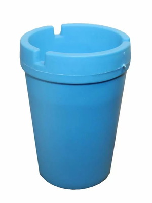 Blue beach/car ashtray new