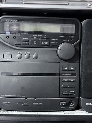 Kenwood Compact CD System MS-5L mini με ηχεία και τηλεχειριστήριο, μαύρο
