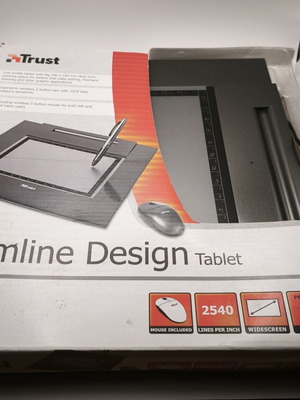 Trust Slimline Design Tablet TB-6300 like new, digital drawing pad