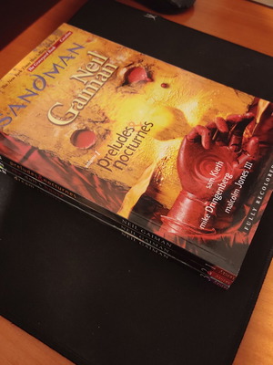 Sandman fully coloured edition comics volumes 1, 2, 3 like new