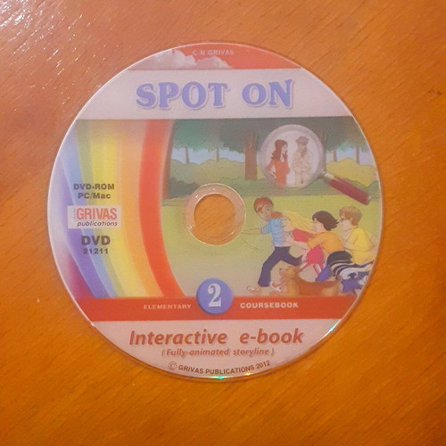 Spot On 2 DVD like new, interactive ebook, elementary level
