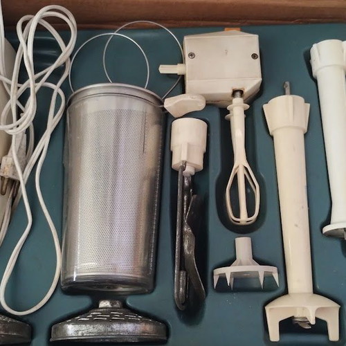 Moulinex Robot Marie 69 Vintage Hand Mixer used, complete set