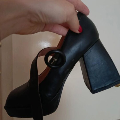 Vintage Industries Mary Janes high heel shoes, black, size 39