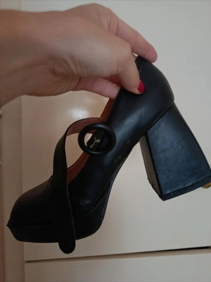 Vintage Industries Mary Janes high heel shoes, black, size 39