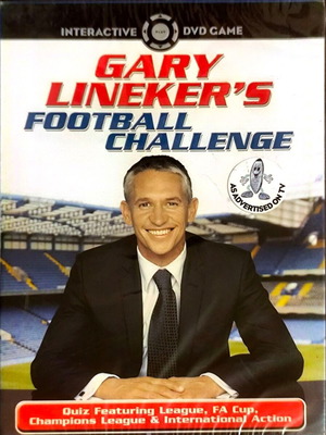 DVD game Gary Lineker's Football Challenge καινούργιο, χωρίς υπότιτλους