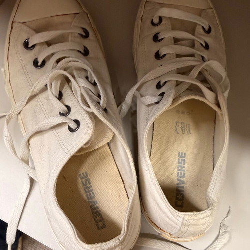 Converse shoes used, athletic, size 41, white