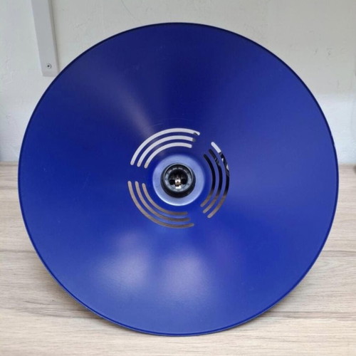 Memphis style blue pendant lamp, E27 fitting