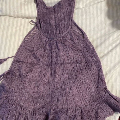 Zara knitted blouse like new, purple, mohair, size M