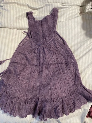 Zara knitted blouse like new, purple, mohair, size M