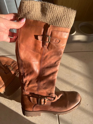 Taba boots used, size 38, knee-high