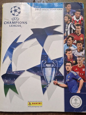 Άλμπουμ Πανίνι Champions League 2012-2013 με 325/589 αυτοκόλλητα