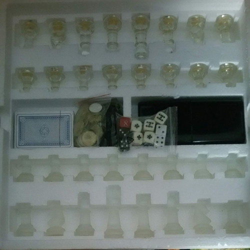 Board game with collection of 7 games used