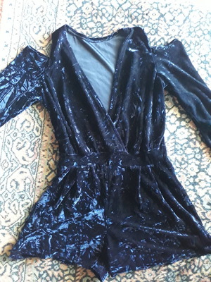 Acerbis one-piece jumpsuit like new, dark blue